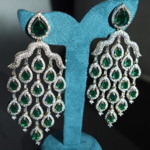 Cz Ad To Tone Earrings