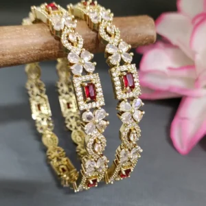Mehandi Stone Bangles | Size 2.8