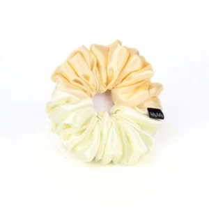 Pastel Double Color | Premium Satin Scrunchies | L