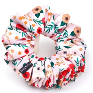 Premium Printed Satin Scrunchies | Medium