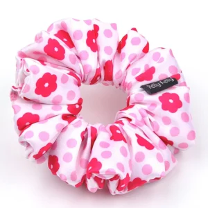 Premium Printed Satin Scrunchies | Medium