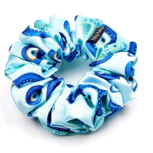 Premium Printed Satin Scrunchies | Medium