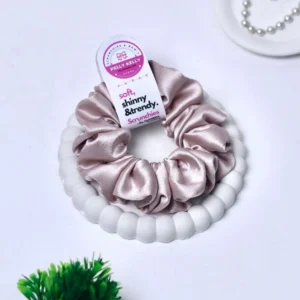 Moon Mist Silk Satin Scrunchies in Austria